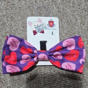 Valentines Day DOG Bowtie